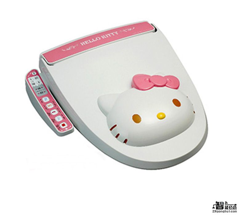 做公主从如厕开始！Hello Kitty马桶盖女生必备 智能公会