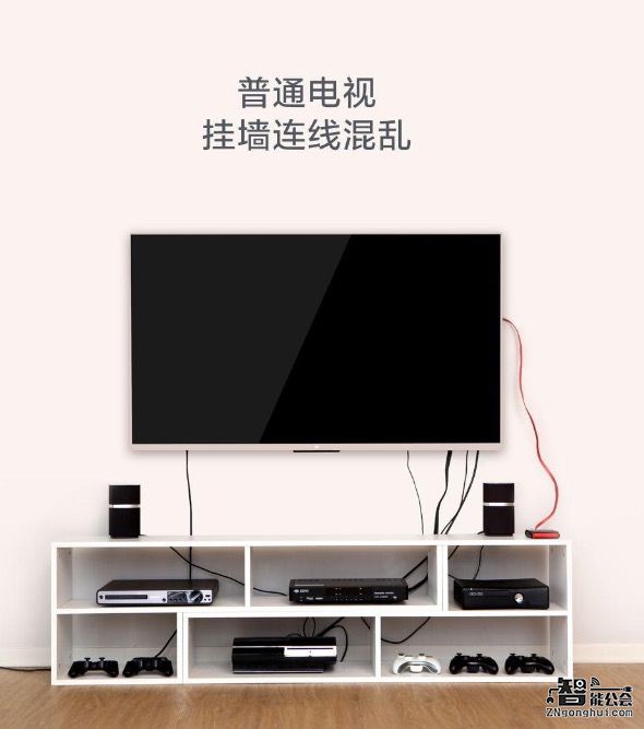 十万大洋做的电视墙 就被这堆连接线给毁了 智能公会