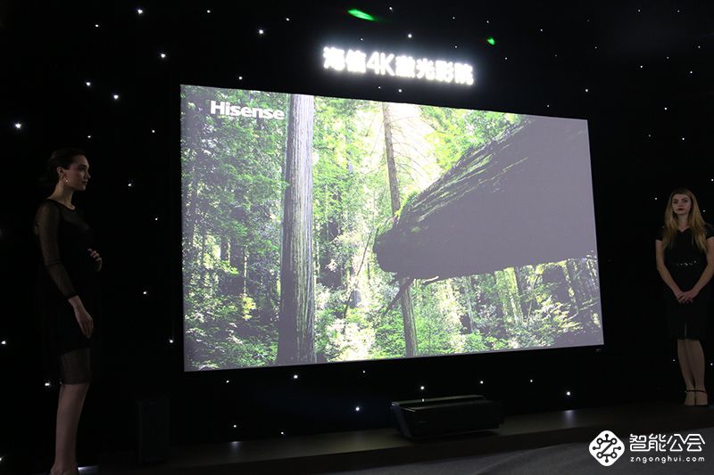 电视变成“电视墙”  海信80-150英寸4K激光电视新品上市 智能公会