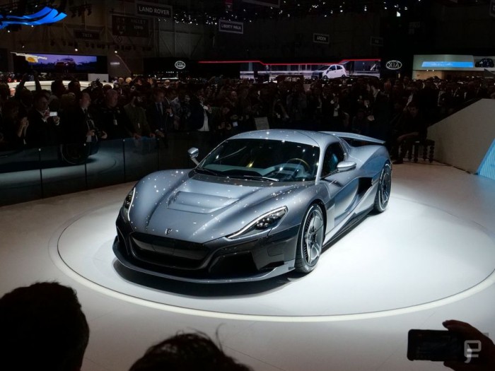 百公里加速1.85秒 Rimac展示纯电跑车Concept Two 智能公会