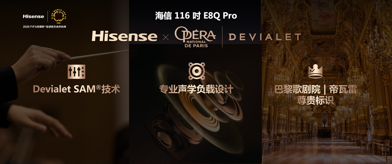 2025Mini LED画质天花板！海信发布影游旗舰电视新品E8Q Pro 智能公会